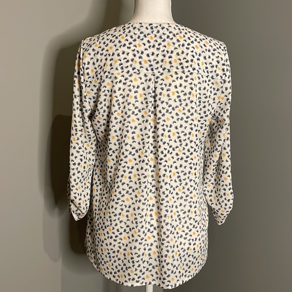ARMAND THIERY WOMENS BLOUSE WITH SILVER TASSEL FRONT ZIPPER - Picture 7 of 15